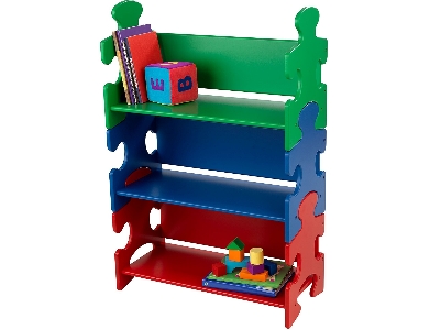 Kidkraft Puzzle Book Shelf-Primary