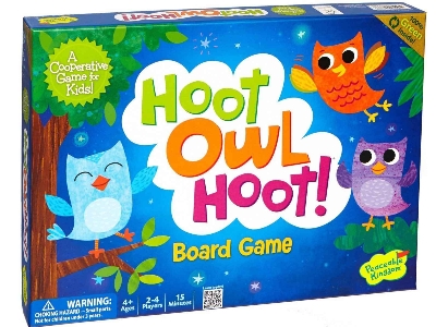 Peaceable Kingdom Hoot Owl Hoot! Cooperative Board Game