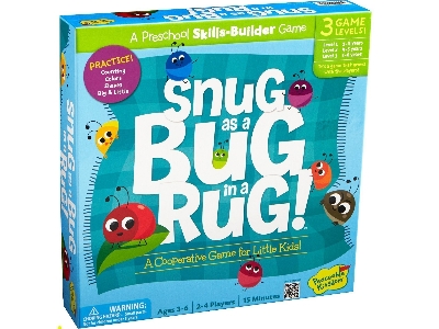 Peaceable Kingdom Snug as a Bug in a Rug Preschool Skills Builder Game