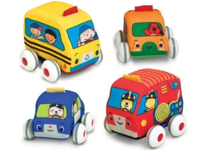 Melissa & Doug K's Kids Pull-Back Vehicle Set